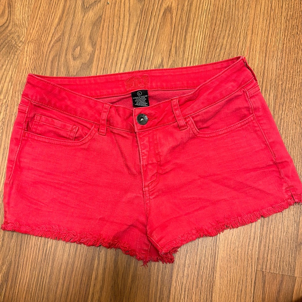 Red Jean shorts - from a boutique